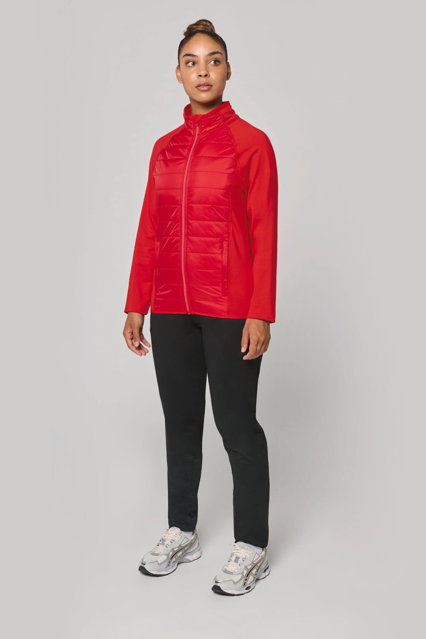 Veste sport bi-matière unisexe en situation