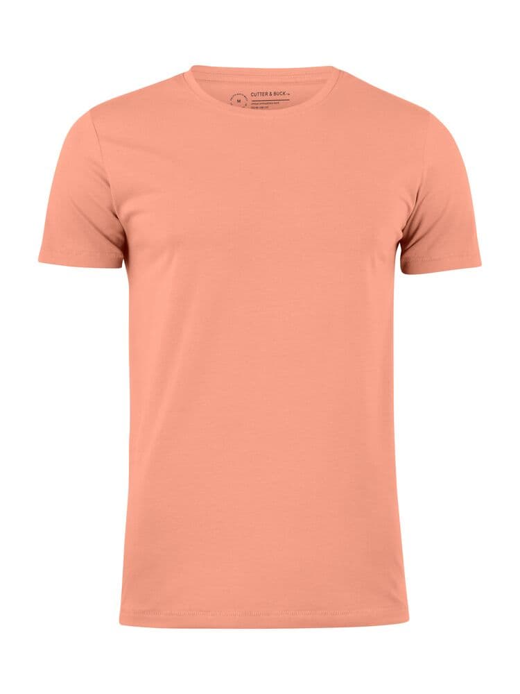 Pull col rond Cutter & Buck Manzanita homme coloris Papaye