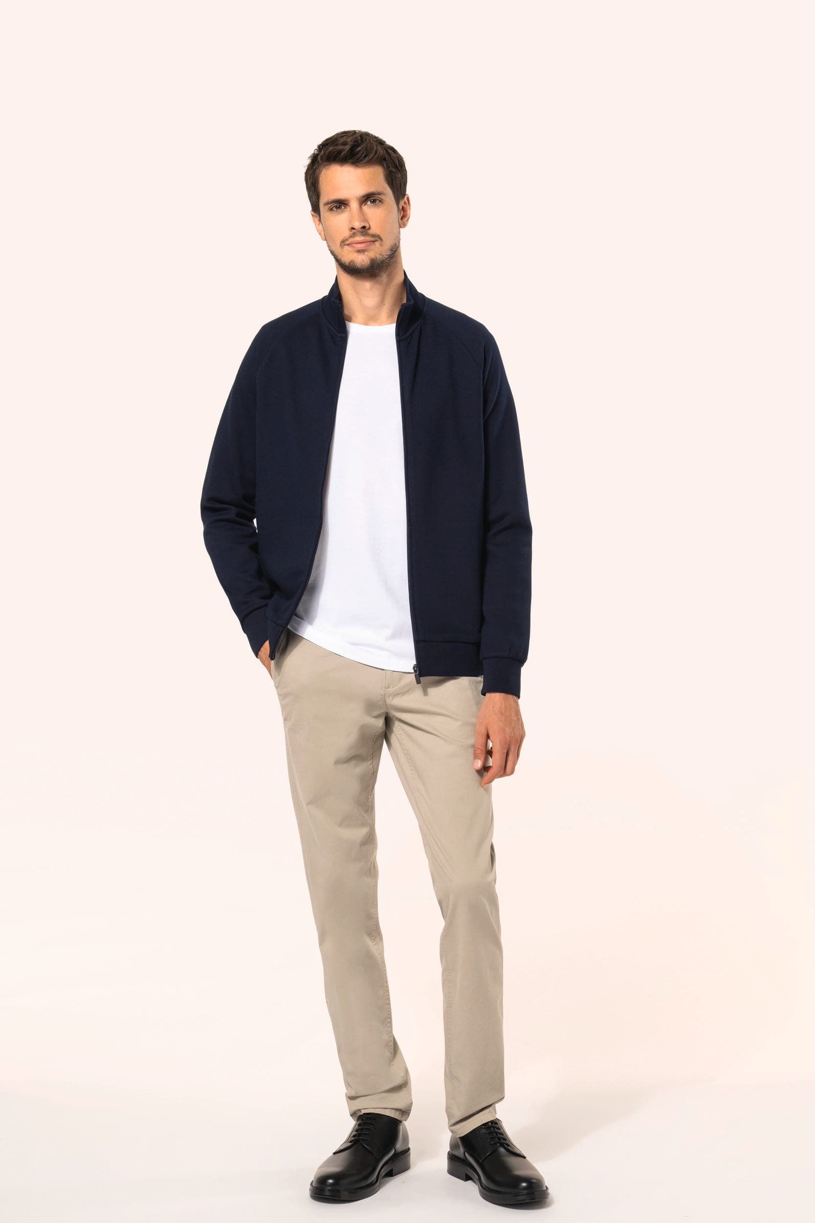 Veste zippée homme en situation