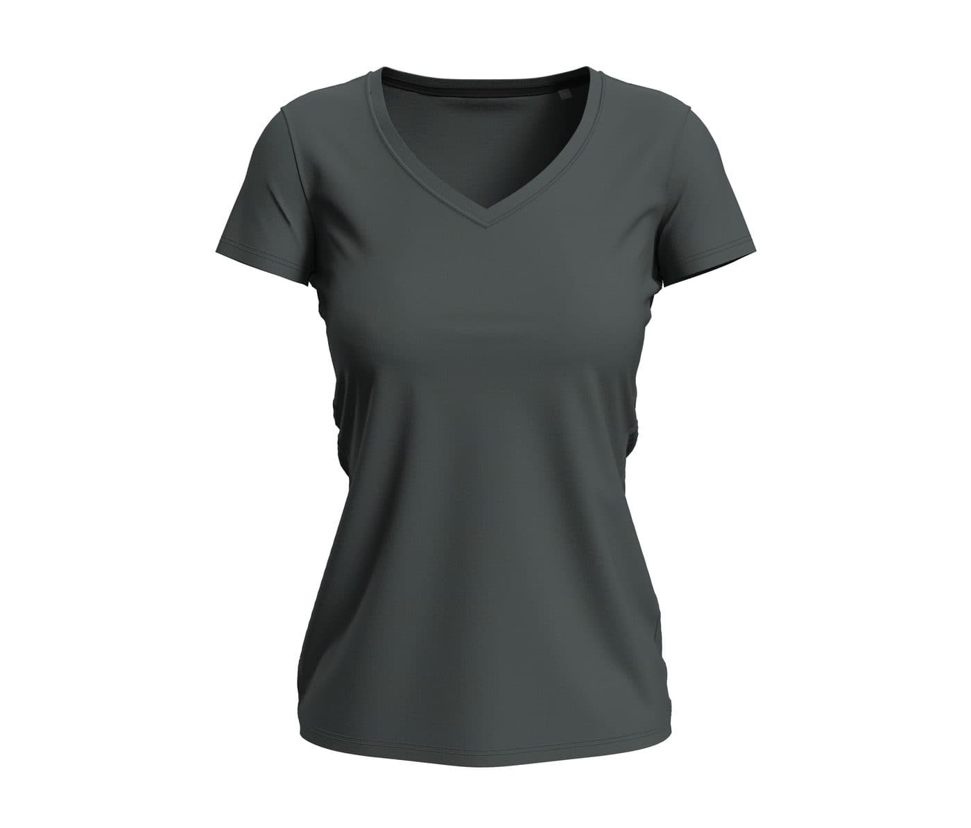 STRETCH-T V-NECK coloris Gris ardoise
