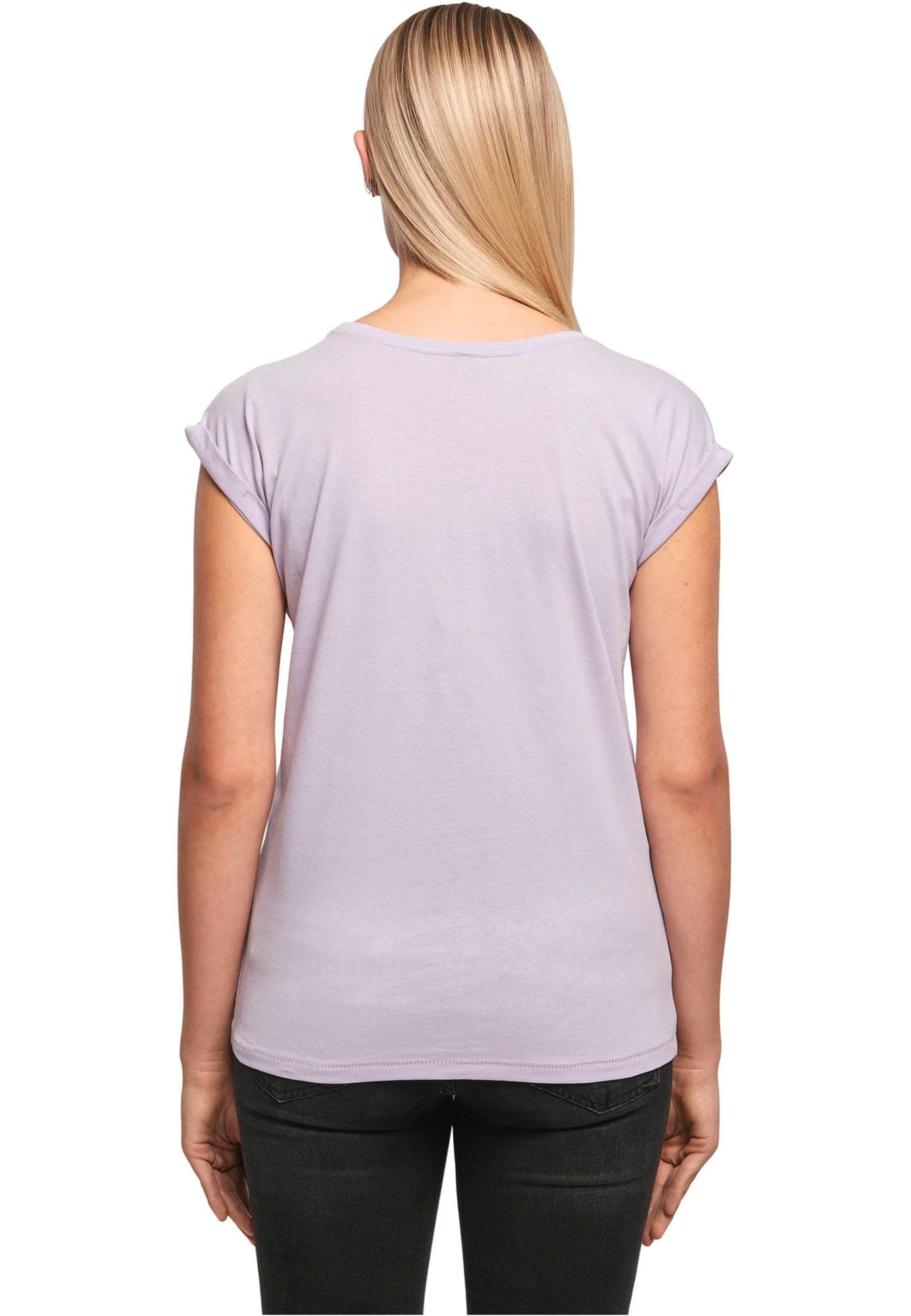 T-shirt manches à revers femme en situation