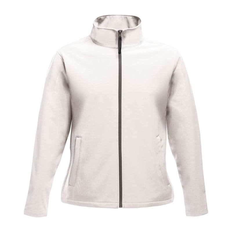 Ablaze Women'S Printable Softshell coloris Blanc / Acier clair