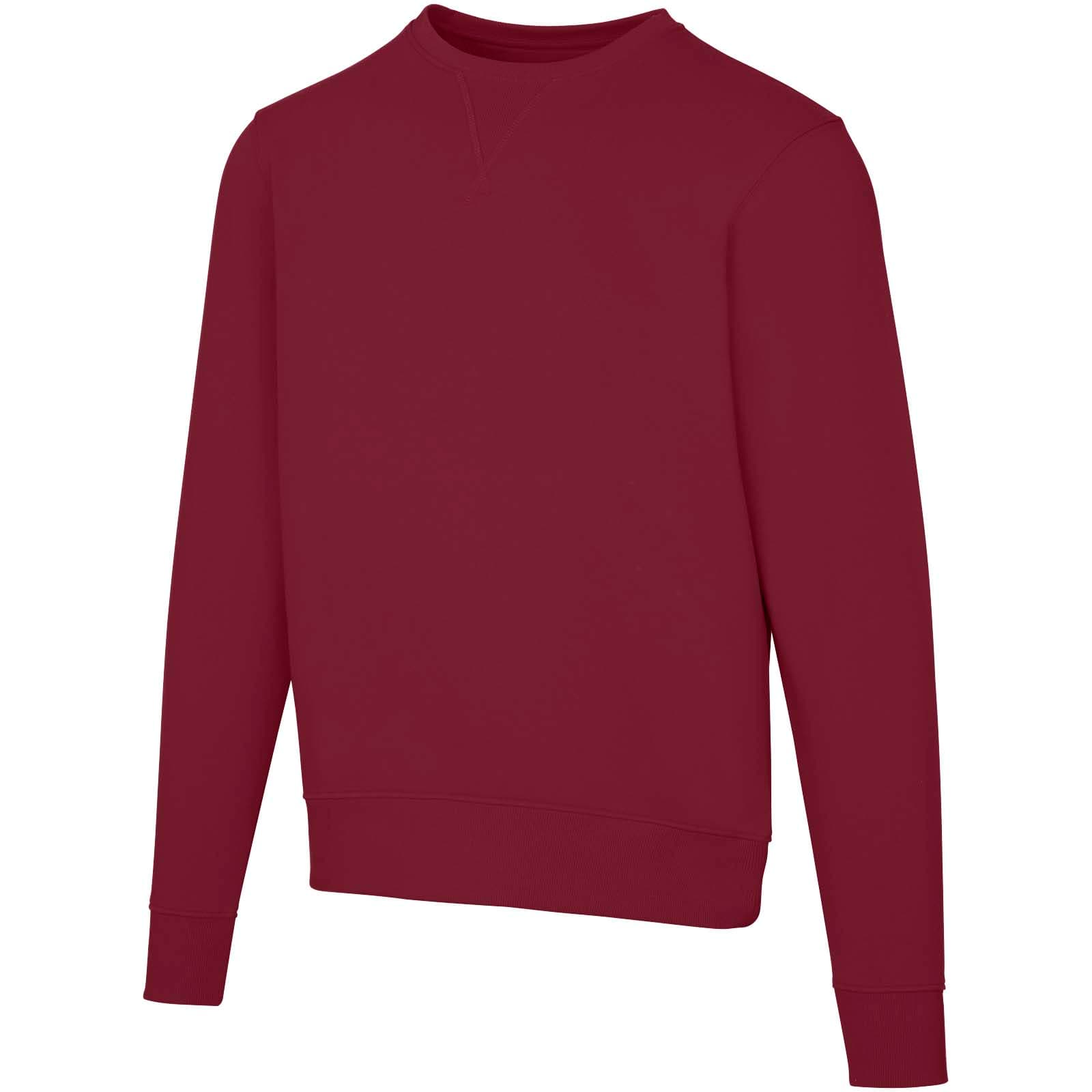 Sweat shirt ras du cou unisexe de 300 g/m² Arora coloris Bordeaux profond