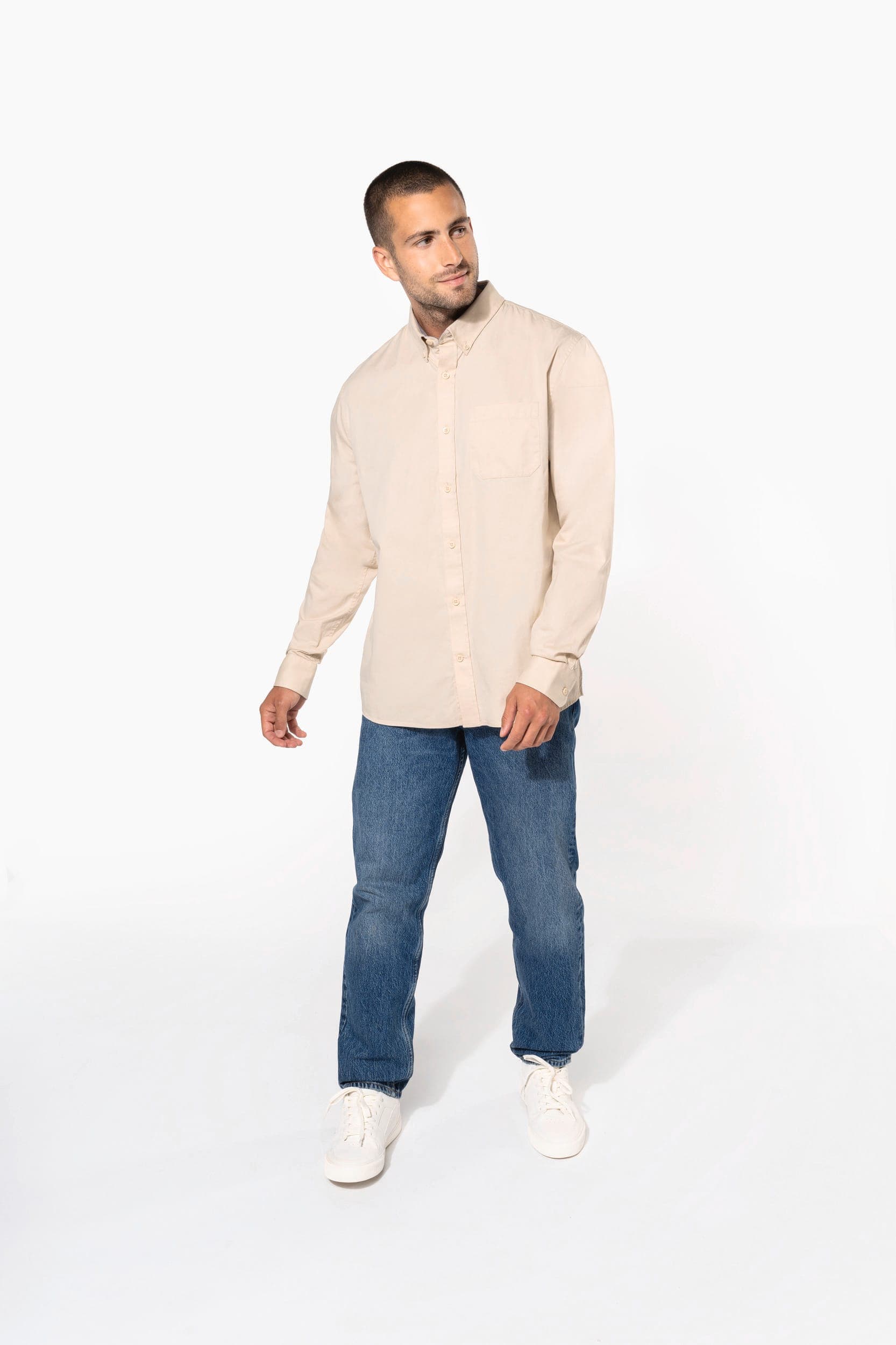 Chemise coton manches longues Nevada homme en situation