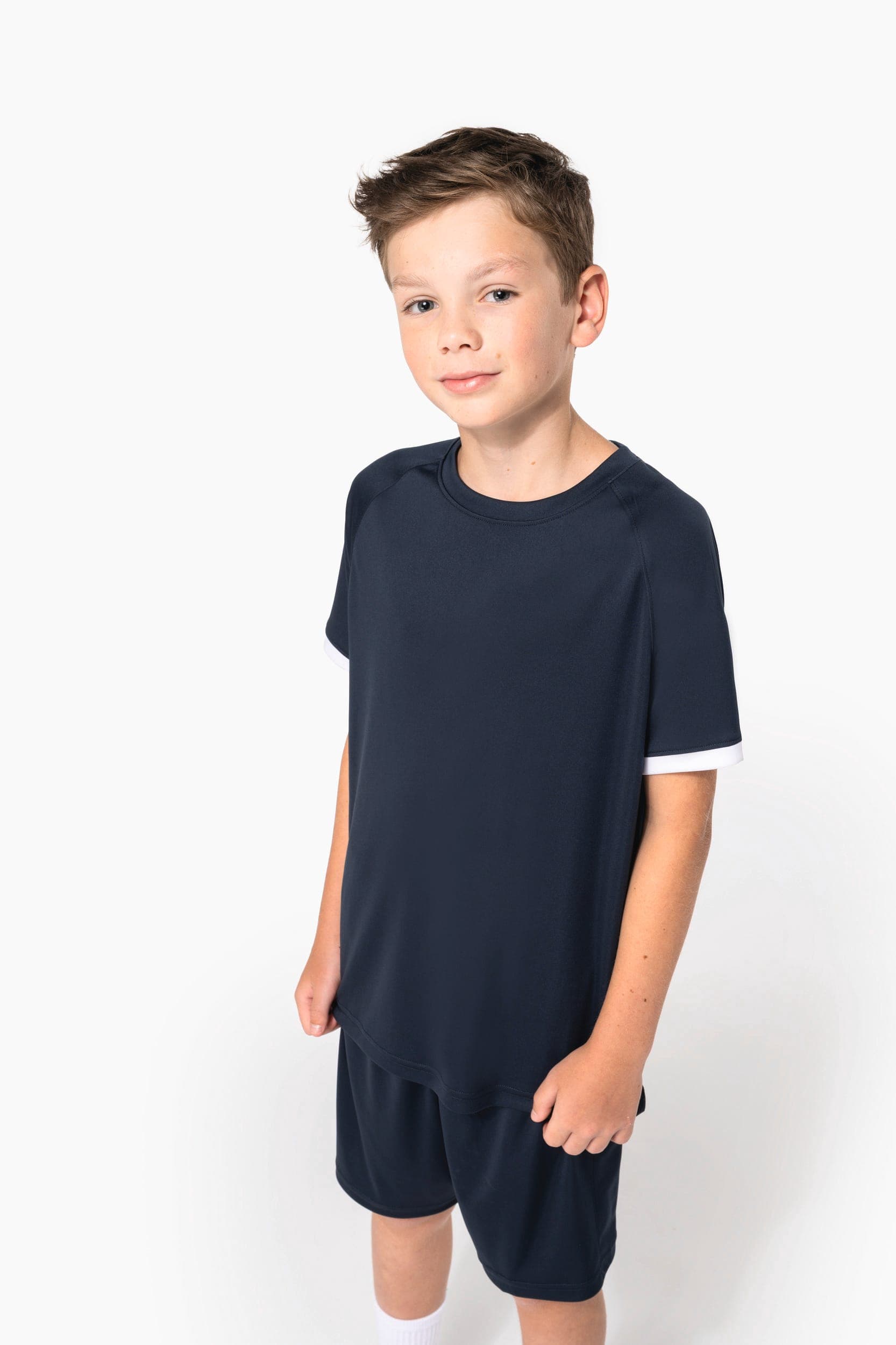 Maillot multisport en polyester enfant en situation