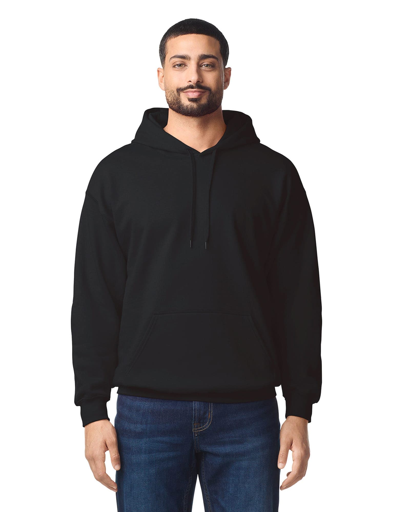Sweat-shirt à capuche Midweight Softstyle en situation