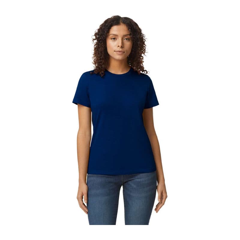 SOFTSTYLE® MIDWEIGHT WOMEN'S T-SHIRT coloris Marine