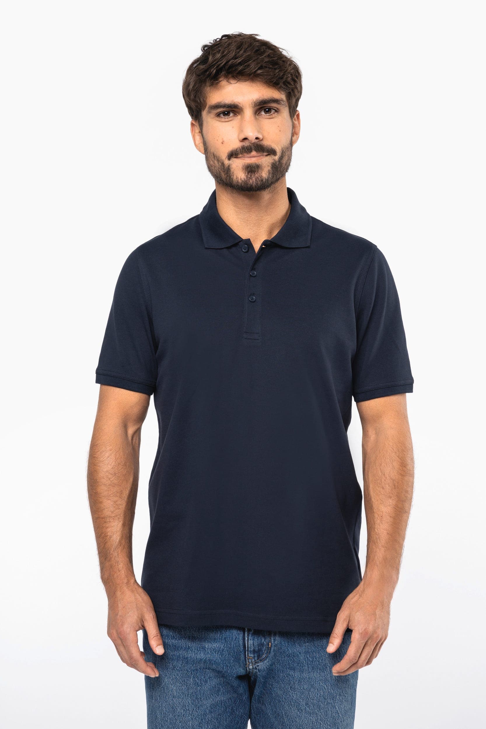 Polo piqué manches courtes homme