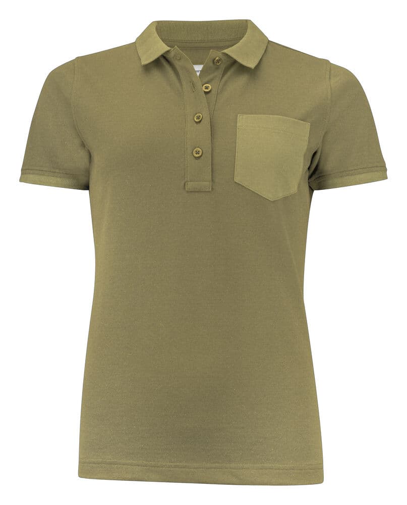 Polo Pique Pinedale Femmes coloris Vert Mousse