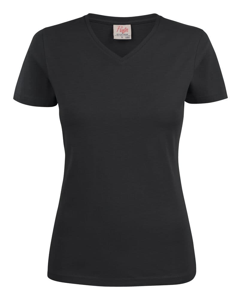Heavy T-Shirt Col V Femmes