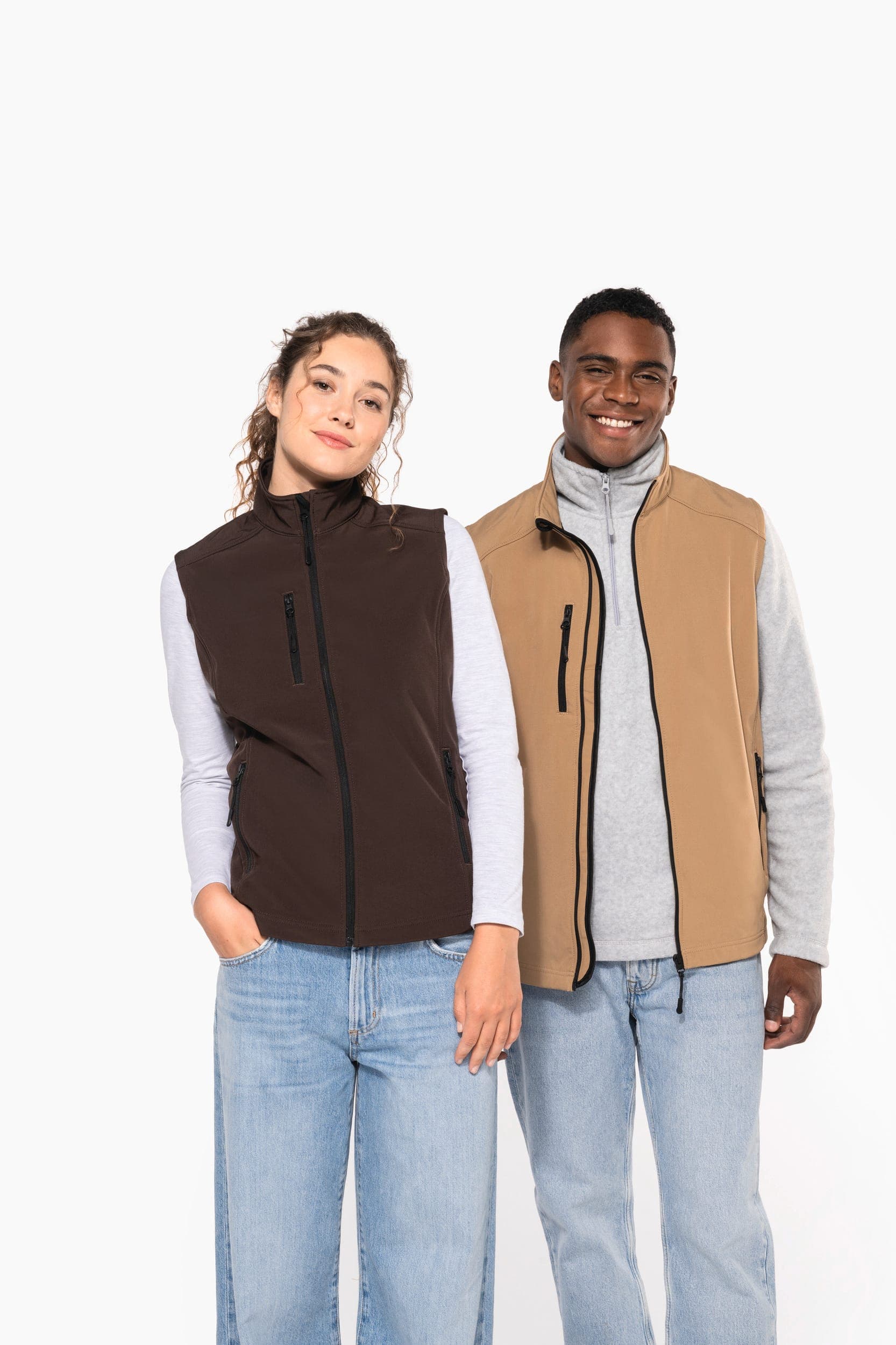 Bodywarmer softshell femme en situation