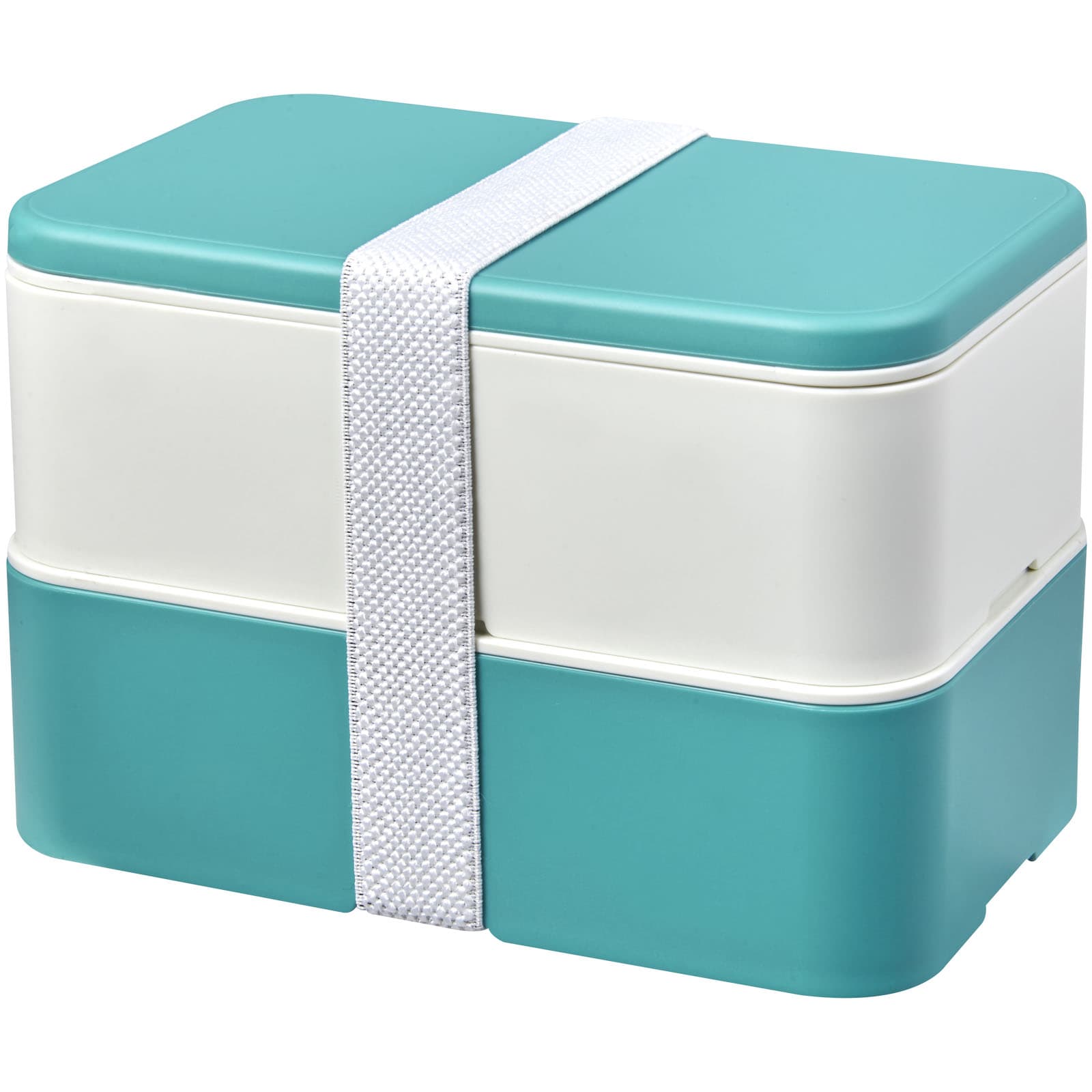 Boite repas 700+700 ml MIYO Renew à deux blocs coloris Bleu récif