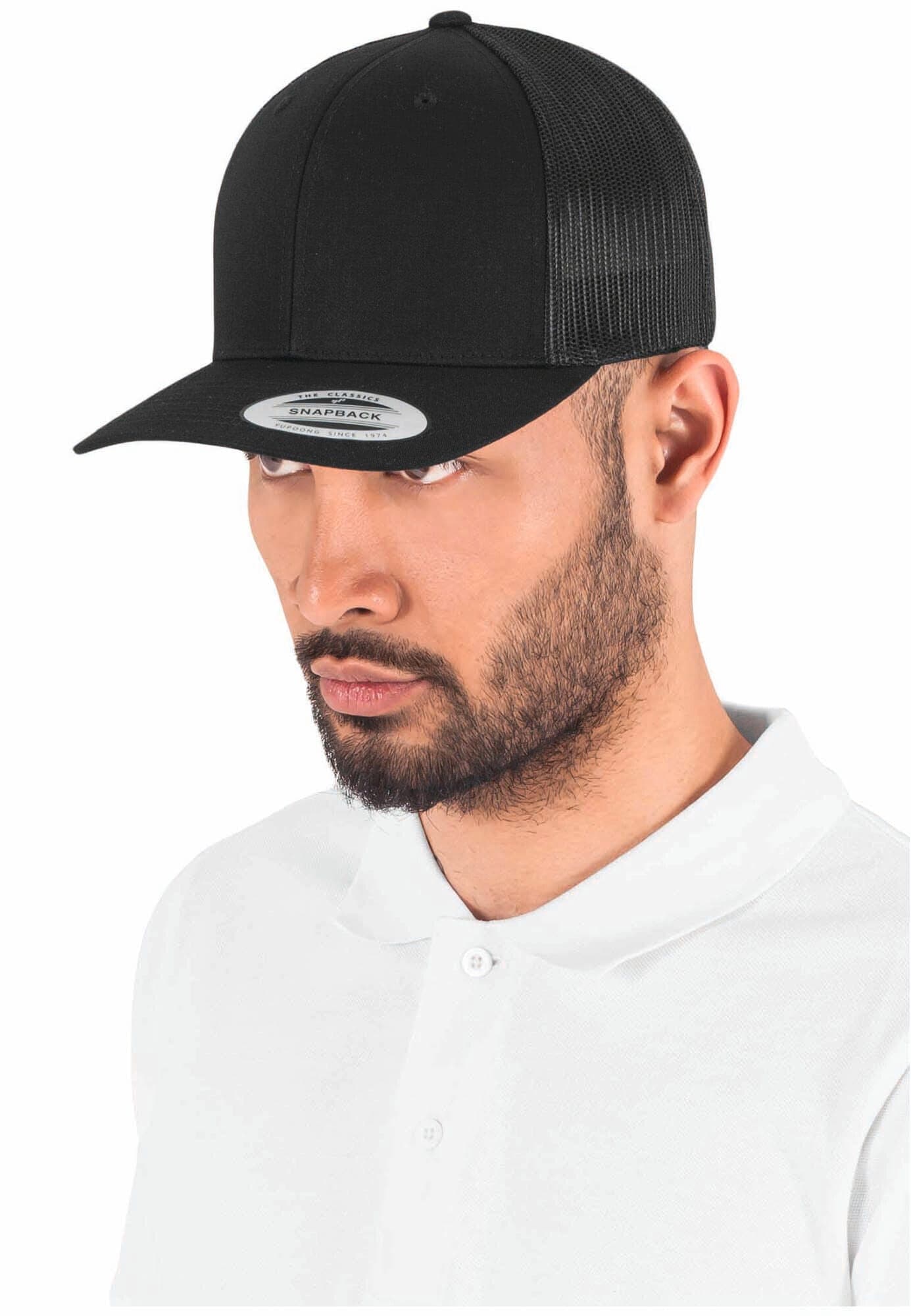 Casquette retro trucker en situation