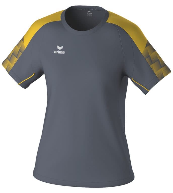 T-Shirt EVO STAR coloris Gris ardoise / Jaune