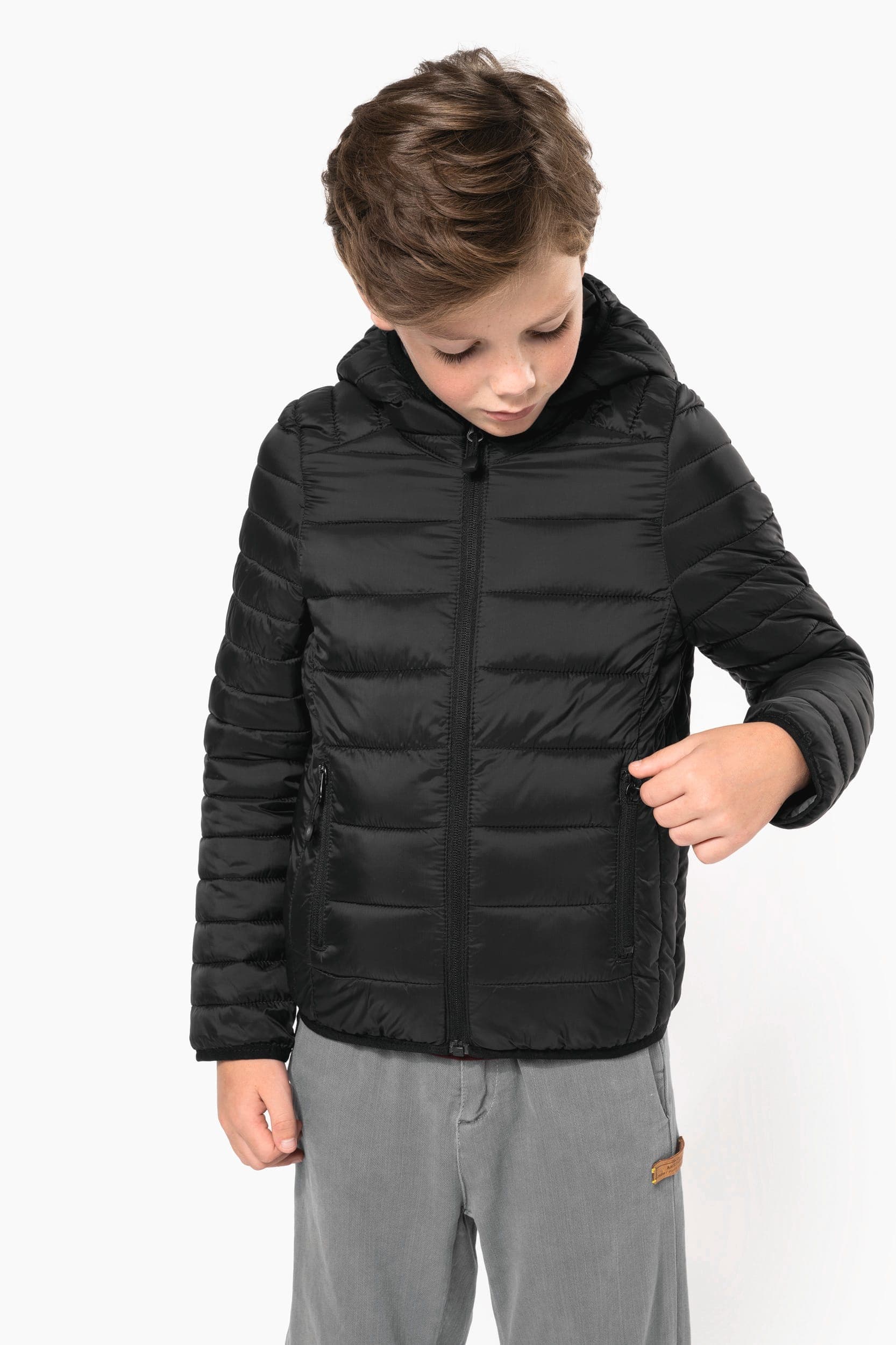 Doudoune légère capuche enfant