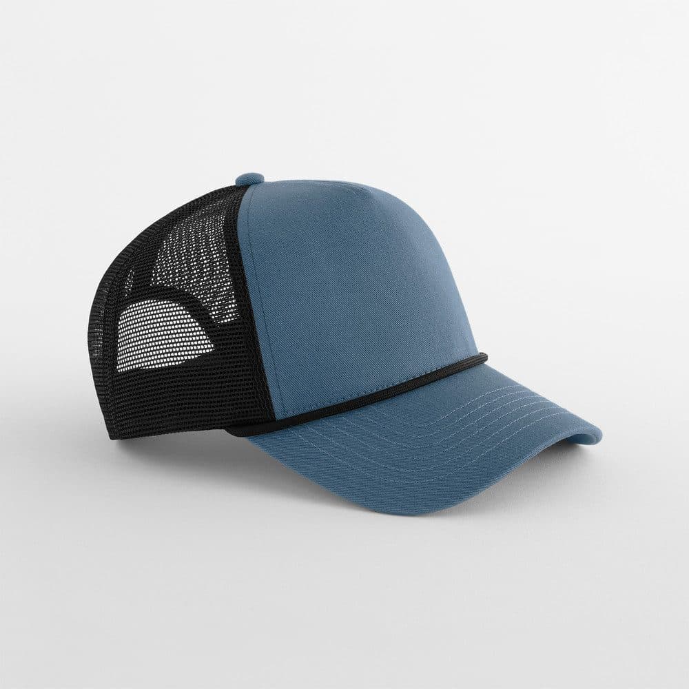 5 PANEL ROPE TRUCKER coloris Bleu ardoise / Noir