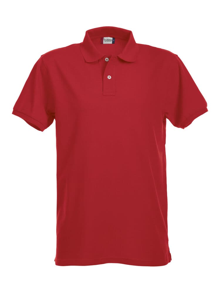 Clique Stretch Premium Polo coloris Rouge