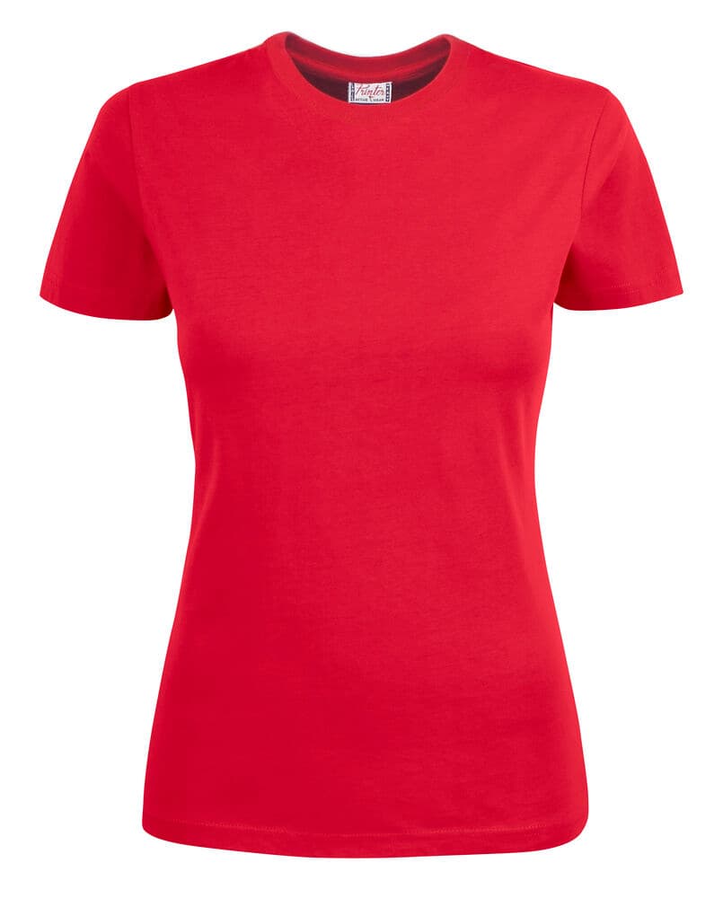 Heavy T T-Shirt Femmes coloris Rouge