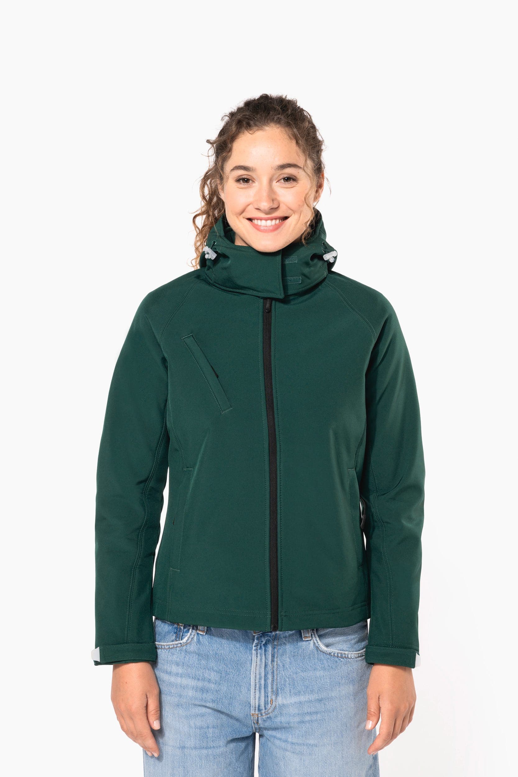 Veste softshell à capuche amovible femme