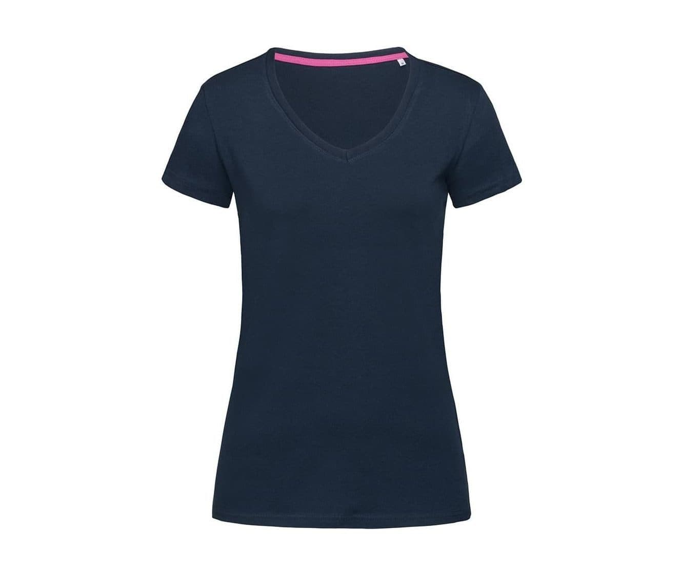 STRETCH-T V-NECK coloris Bleu marina