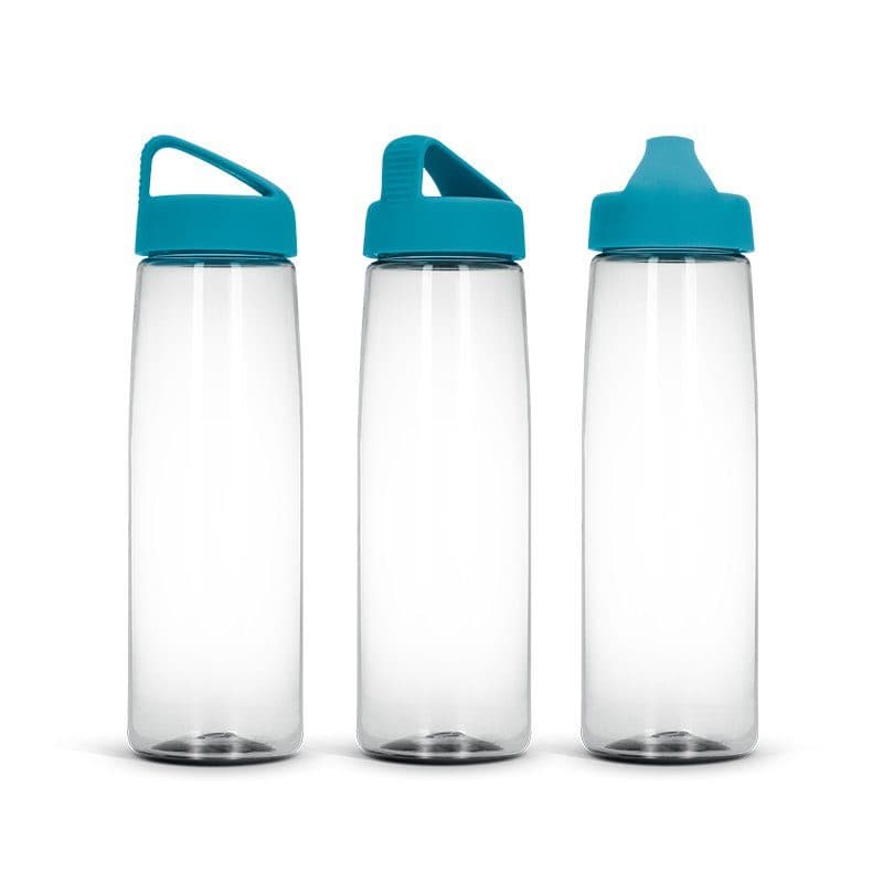 BOUTEILLE GOURDE 83 cl TRANSPARENTE EN TRITAN en situation