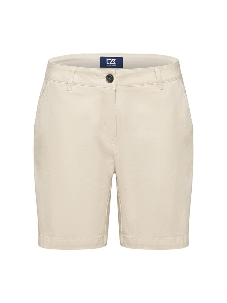 Short Cutter & Buck Edgemont femme coloris Beige