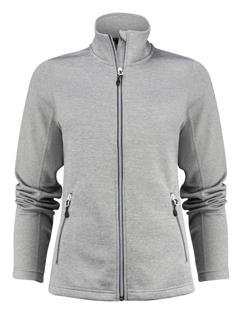 Sweat-shirt Fermeture Complète Powerslide Femmes coloris Gris Mélangé