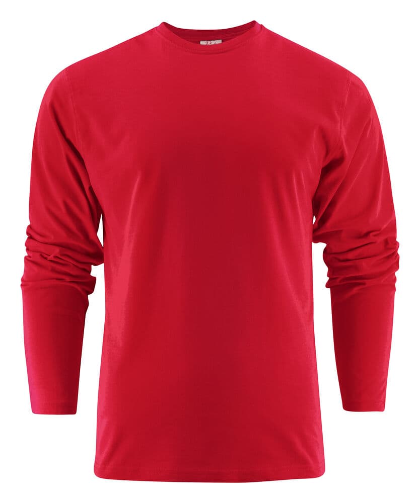 Heavier Pro T-Shirt Manches Longues Unisexe coloris Rouge
