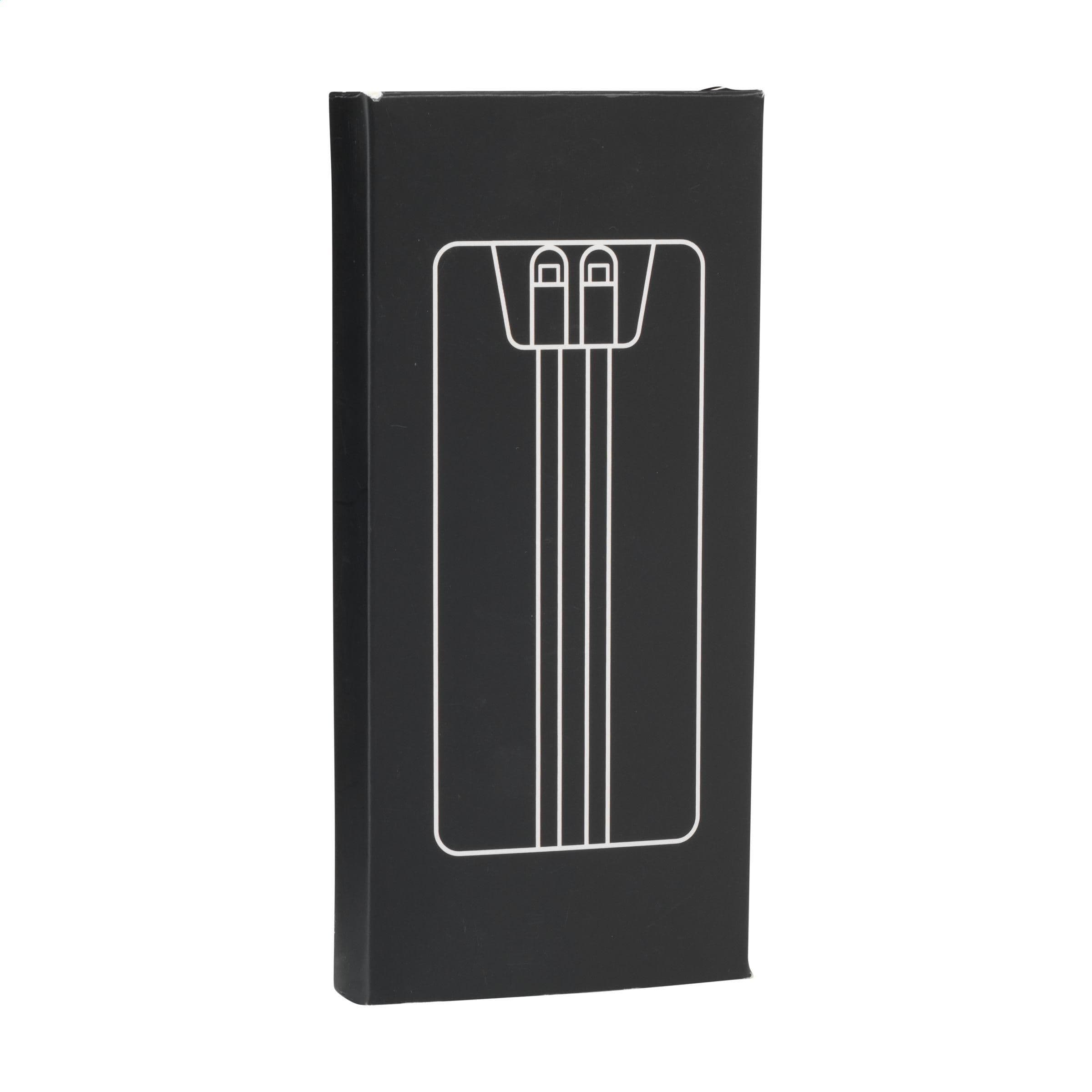 Powerbank Rely 10000 RCS aluminium recyclé en situation