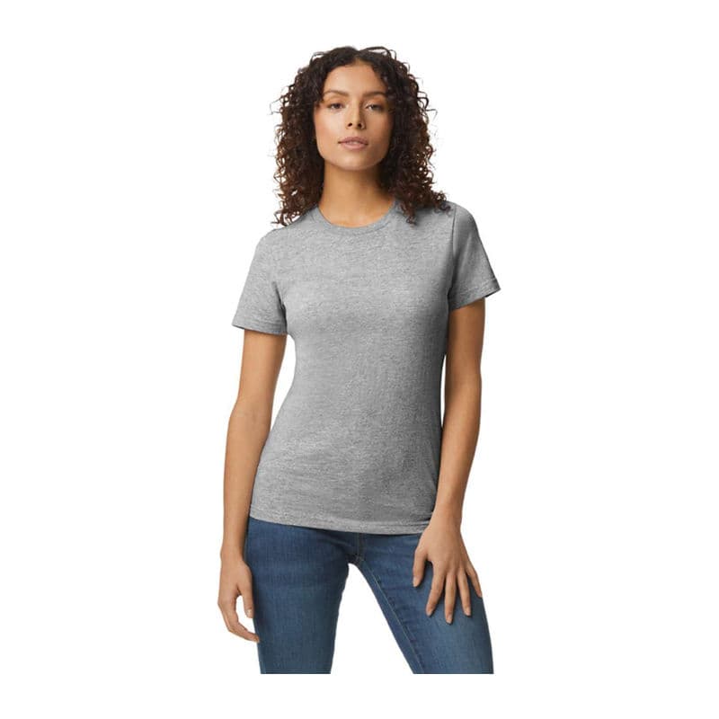 SOFTSTYLE® MIDWEIGHT WOMEN'S T-SHIRT coloris Gris sport Rs