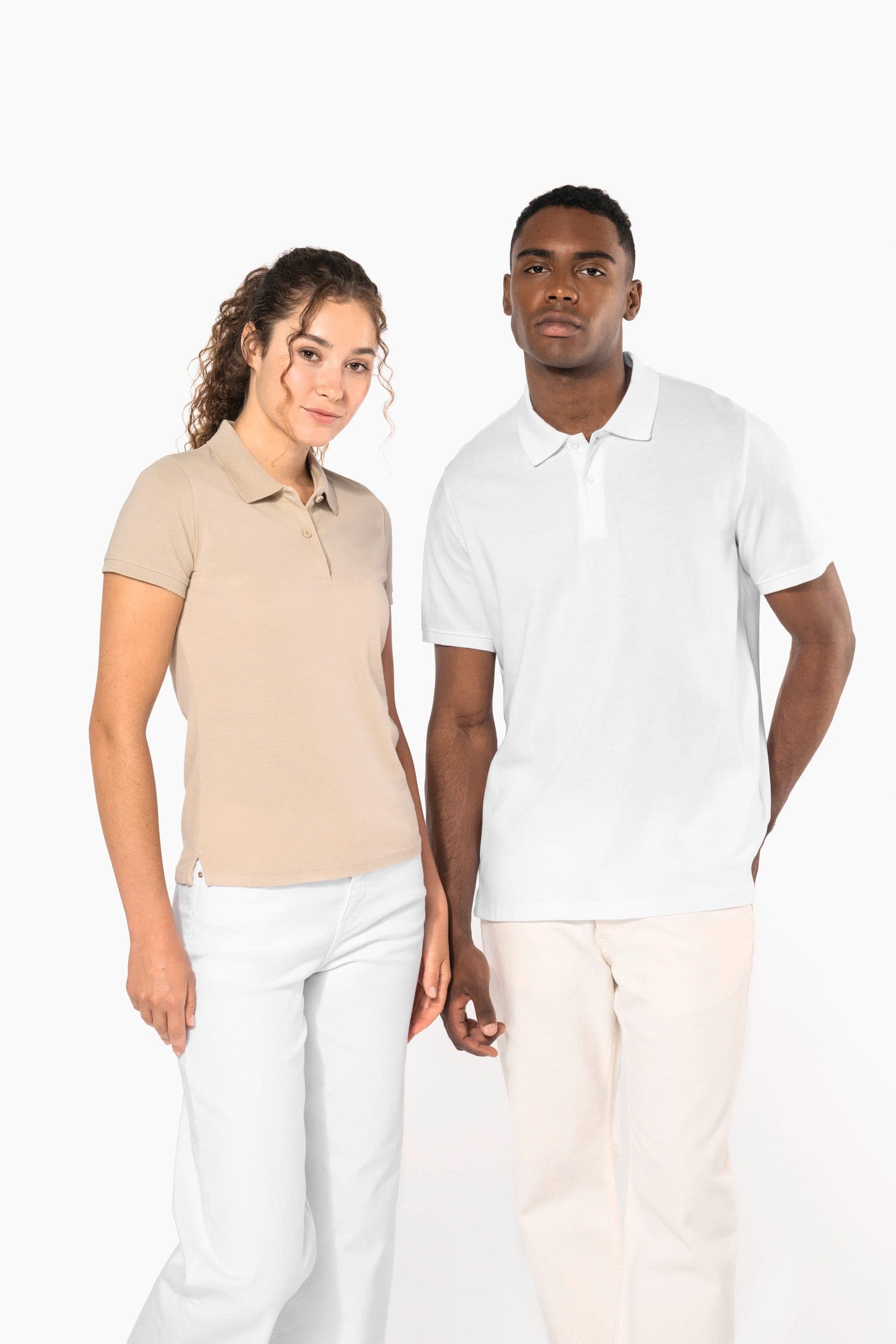 Polo piqué Bio180 femme en situation