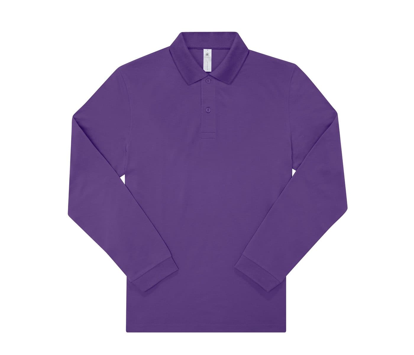B&C MY POLO 180 LSL coloris Lilas Meta