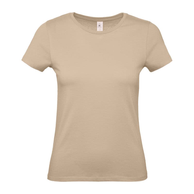 B&C #E150 WOMEN T-SHIRT coloris Sable