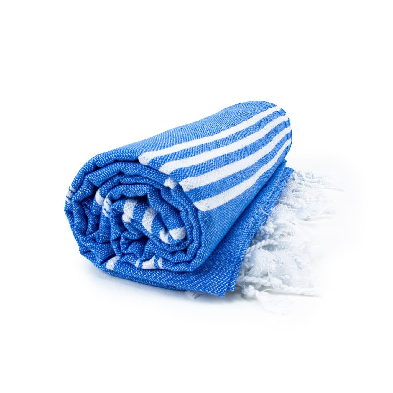 HAMAM SULTAN TOWEL coloris Bleu / Blanc