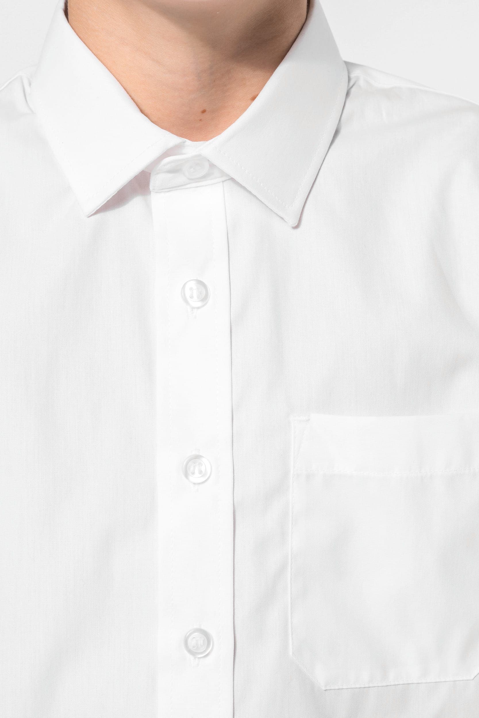 Chemise popeline manches longues enfant en situation