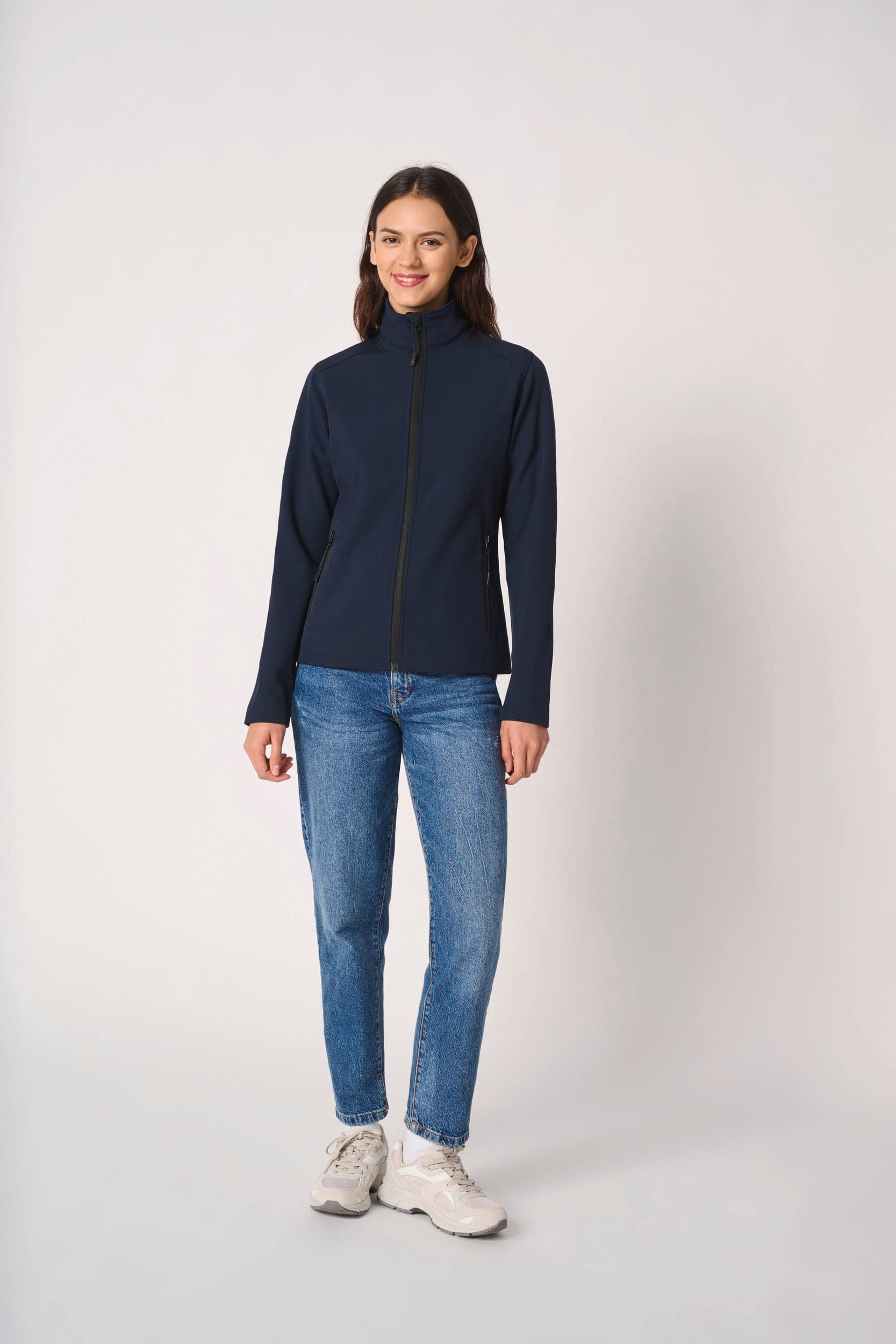 Veste softshell 2 couches femme en situation