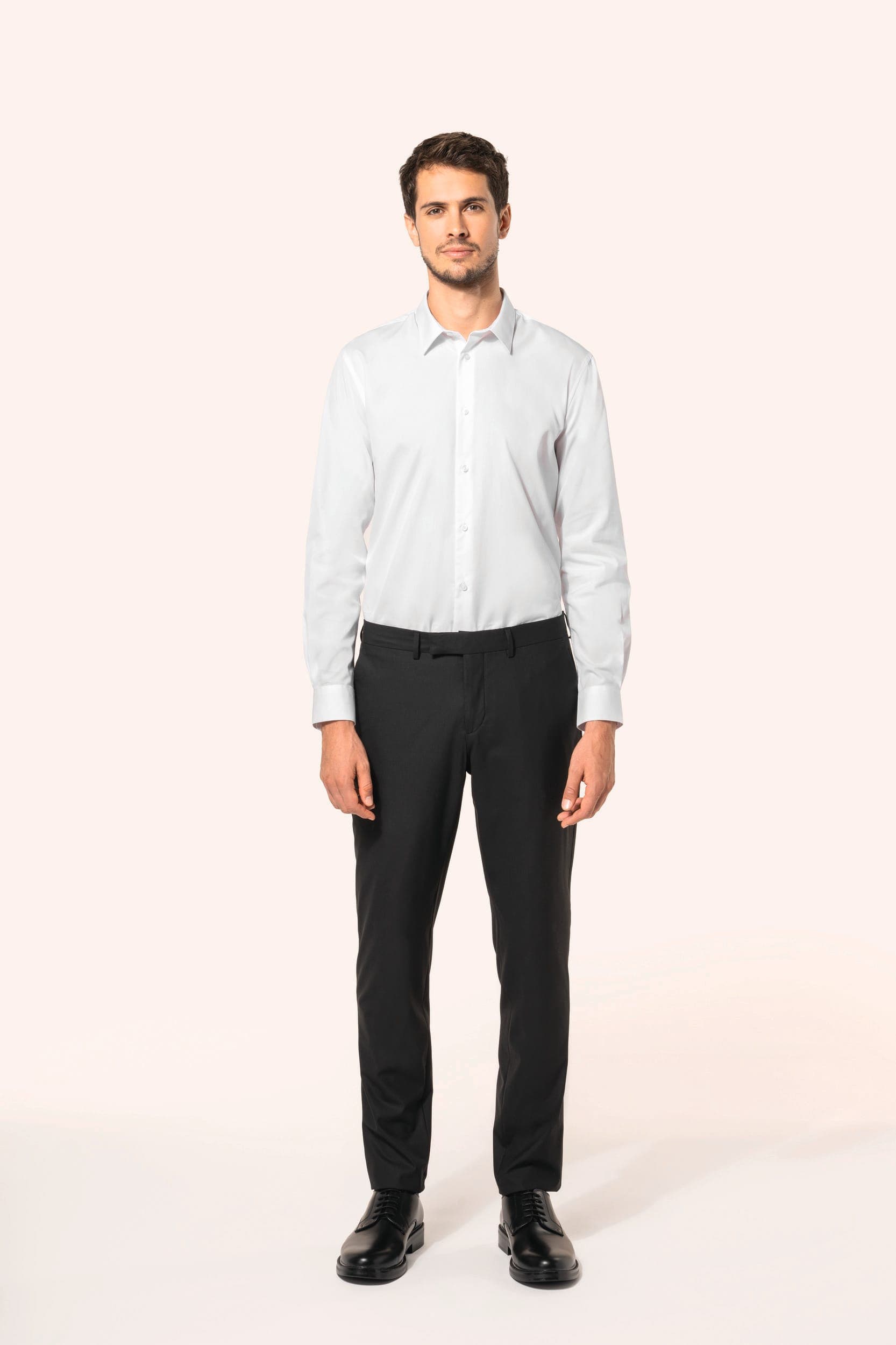 Chemise popeline en coton Supima® homme en situation