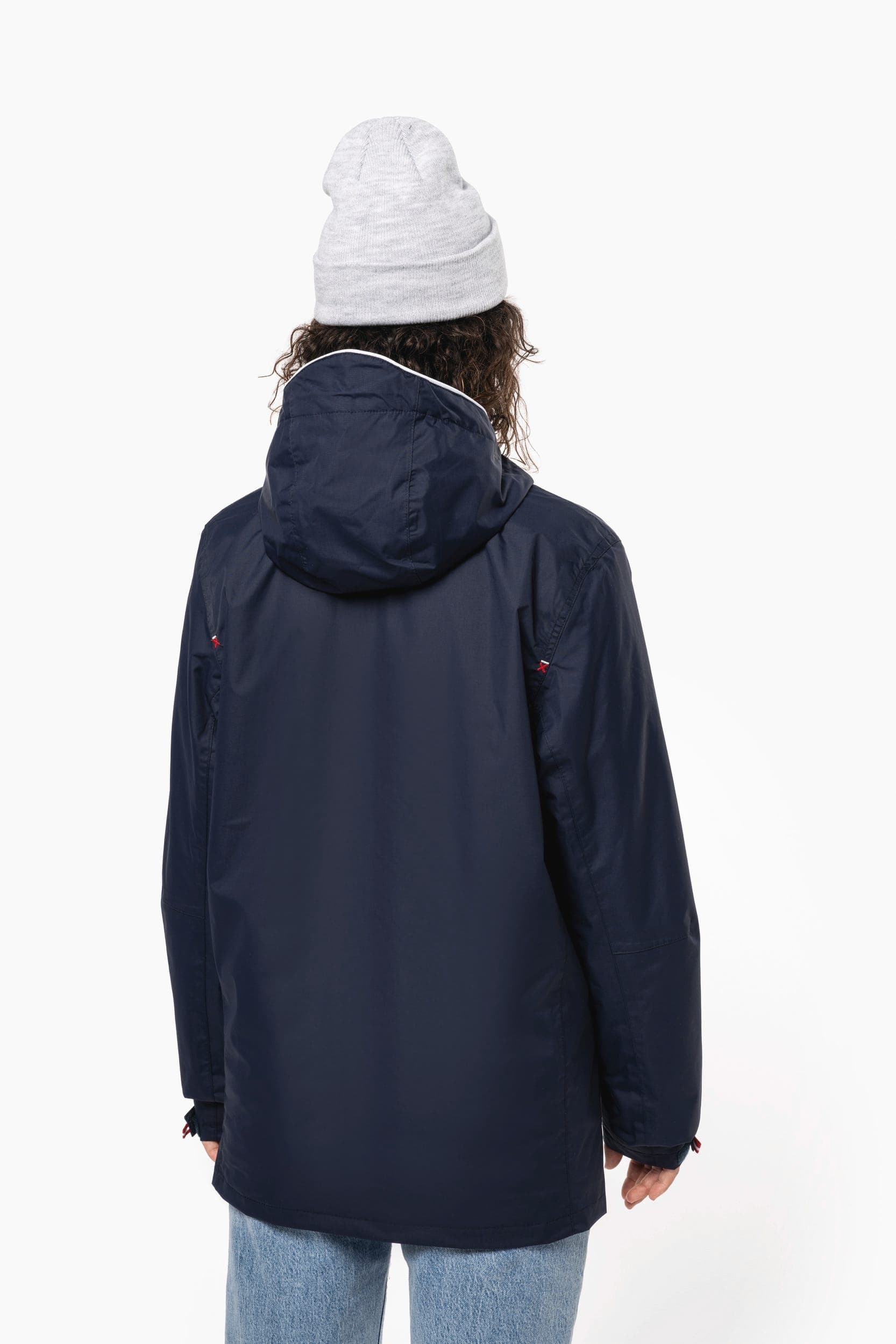 Veste imperméable unisexe en situation