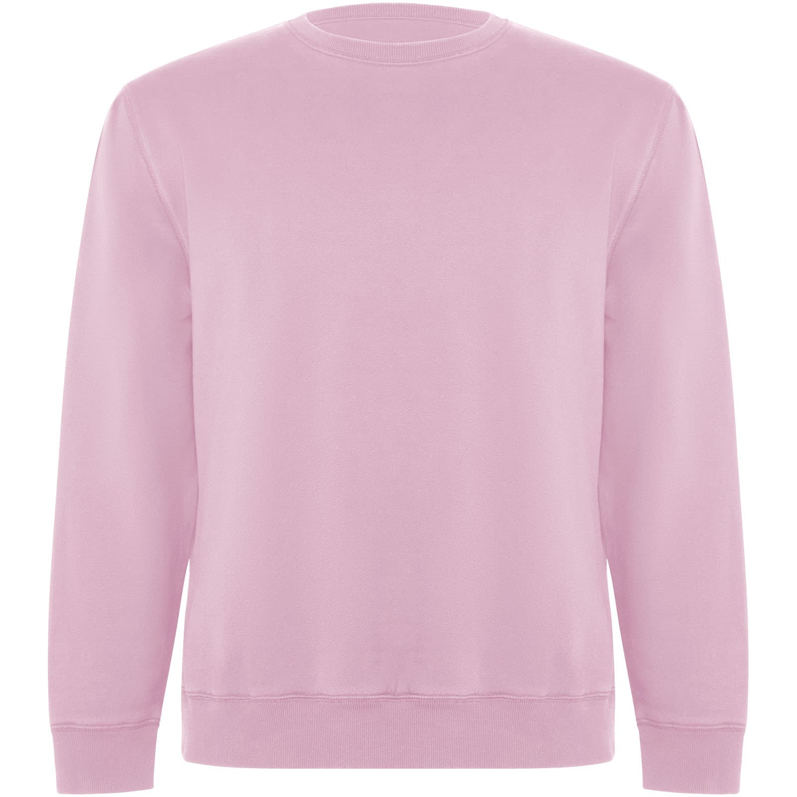 Sweat shirt de 300 g/m² Batian en coton organique coloris Rose clair