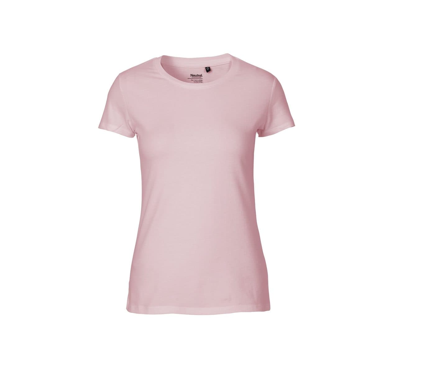LADIES FIT T-SHIRT coloris Rose clair
