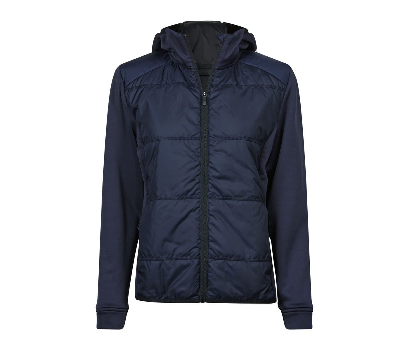 WOMENS HYBRID-STRETCH HOODED JACKET coloris Marine / Marine