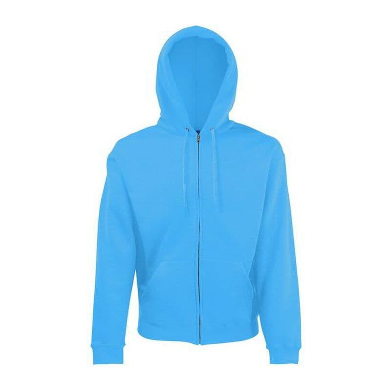 CLASSIC HOODED SWEAT JACKET coloris Azur