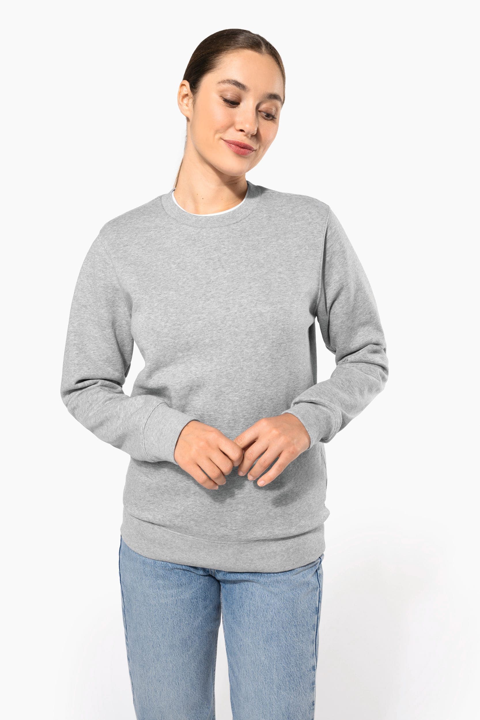 Sweat-shirt col rond 80/20 unisexe en situation