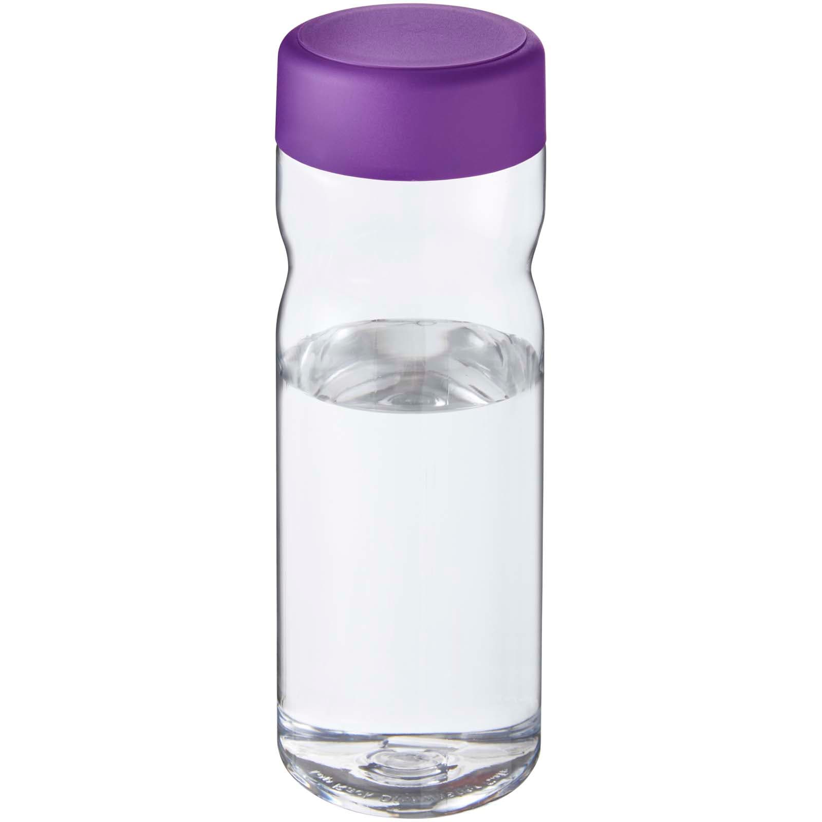 Bouteille H2O Active® Eco Base 650ml avec couvercle vissé  coloris Translucide