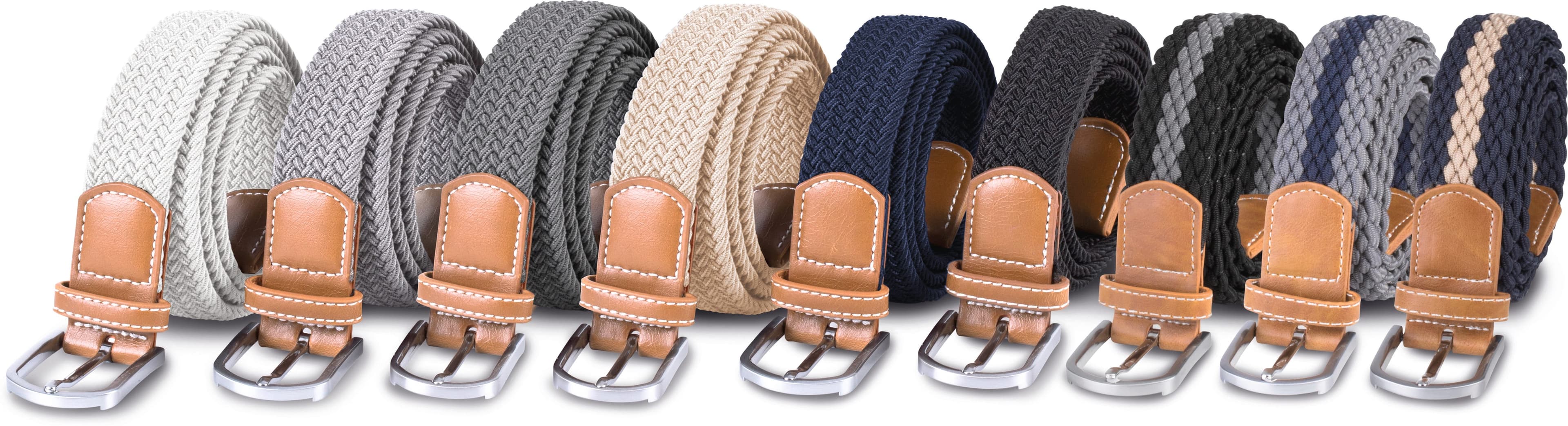 Ceinture tressée élastiquée en situation