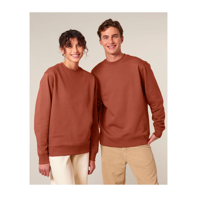 Changer 2.0 unisex sweatshirt coloris Marron Heritage