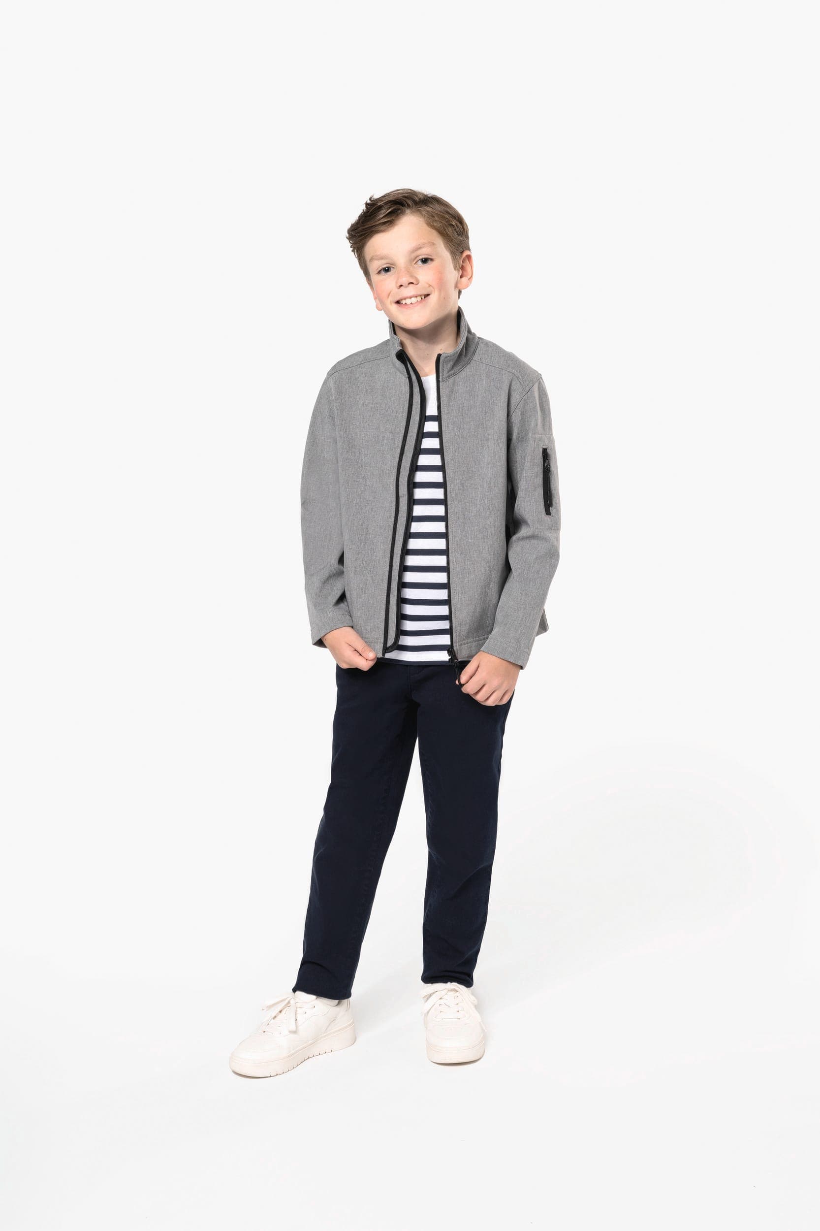 Veste softshell enfant en situation