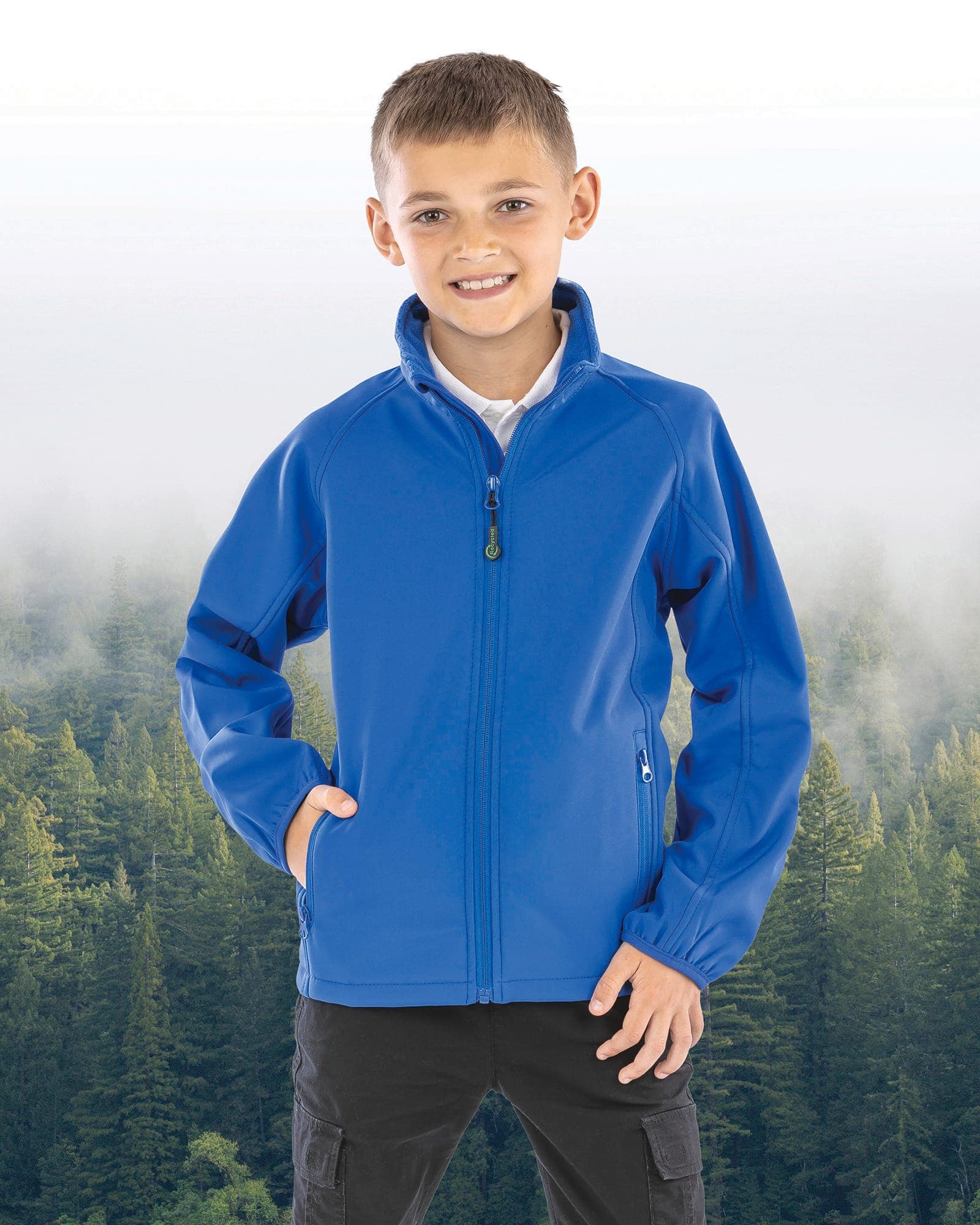Veste softshell recyclée 2 couches enfant