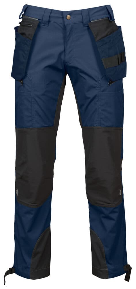 3520 PANTALON STRETCH AVEC POCHES JEAN AMOVIBLES coloris Marine