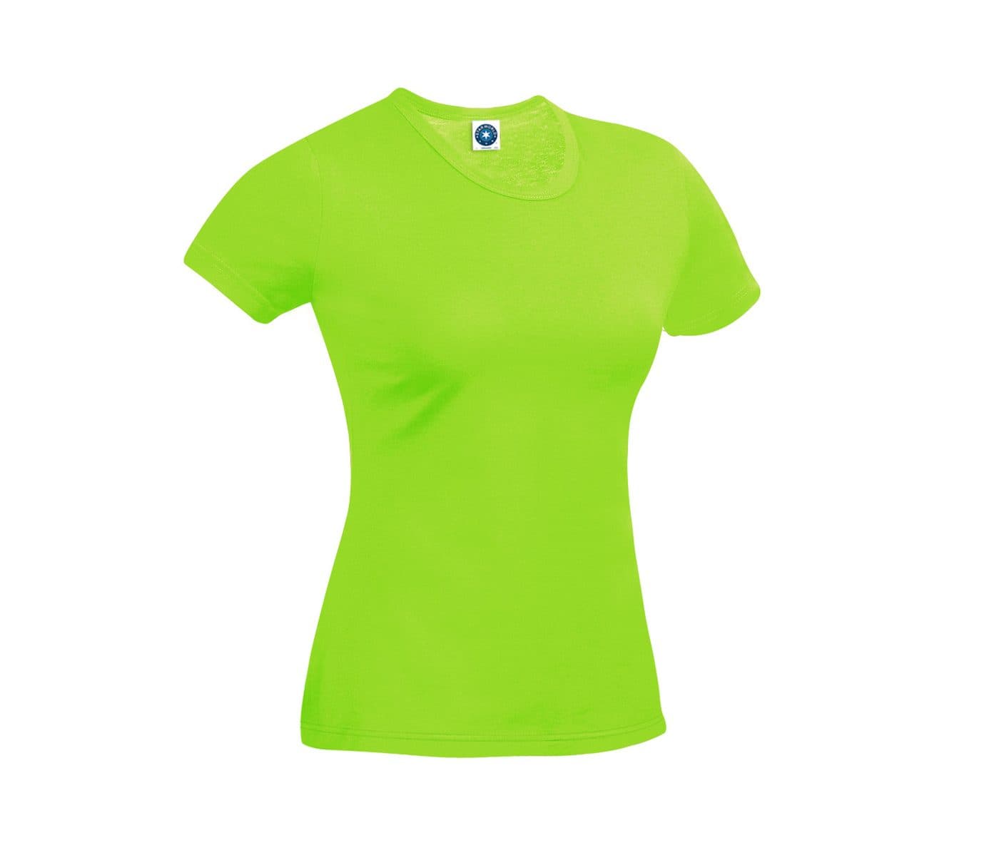 PERFORMANCE TEE WOMEN coloris Vert fluo